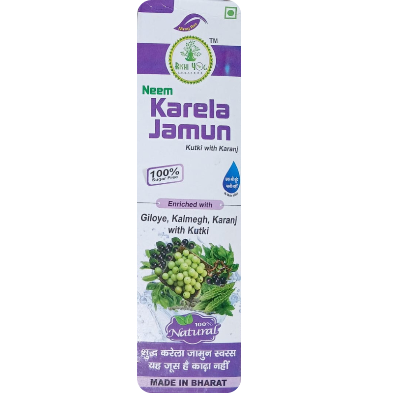 Rishi Yog Ayurveda Neem Karela Jamun-500ml