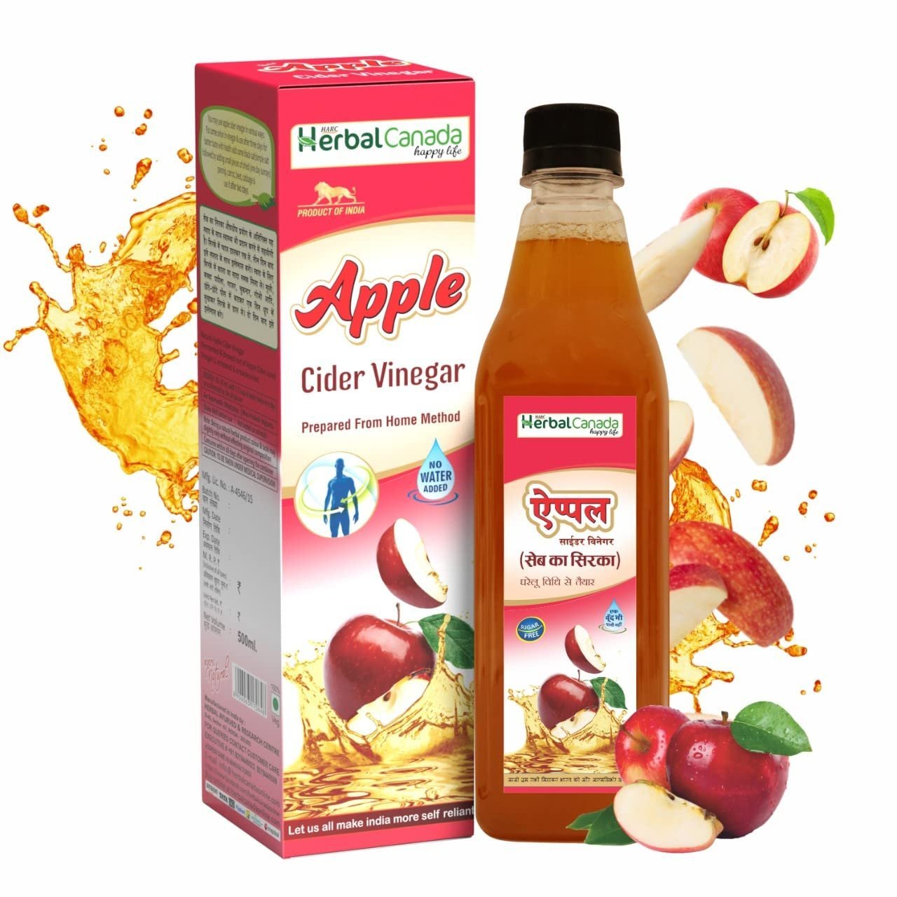 Herbal Canada Apple Cider Vinegar, 500 ML