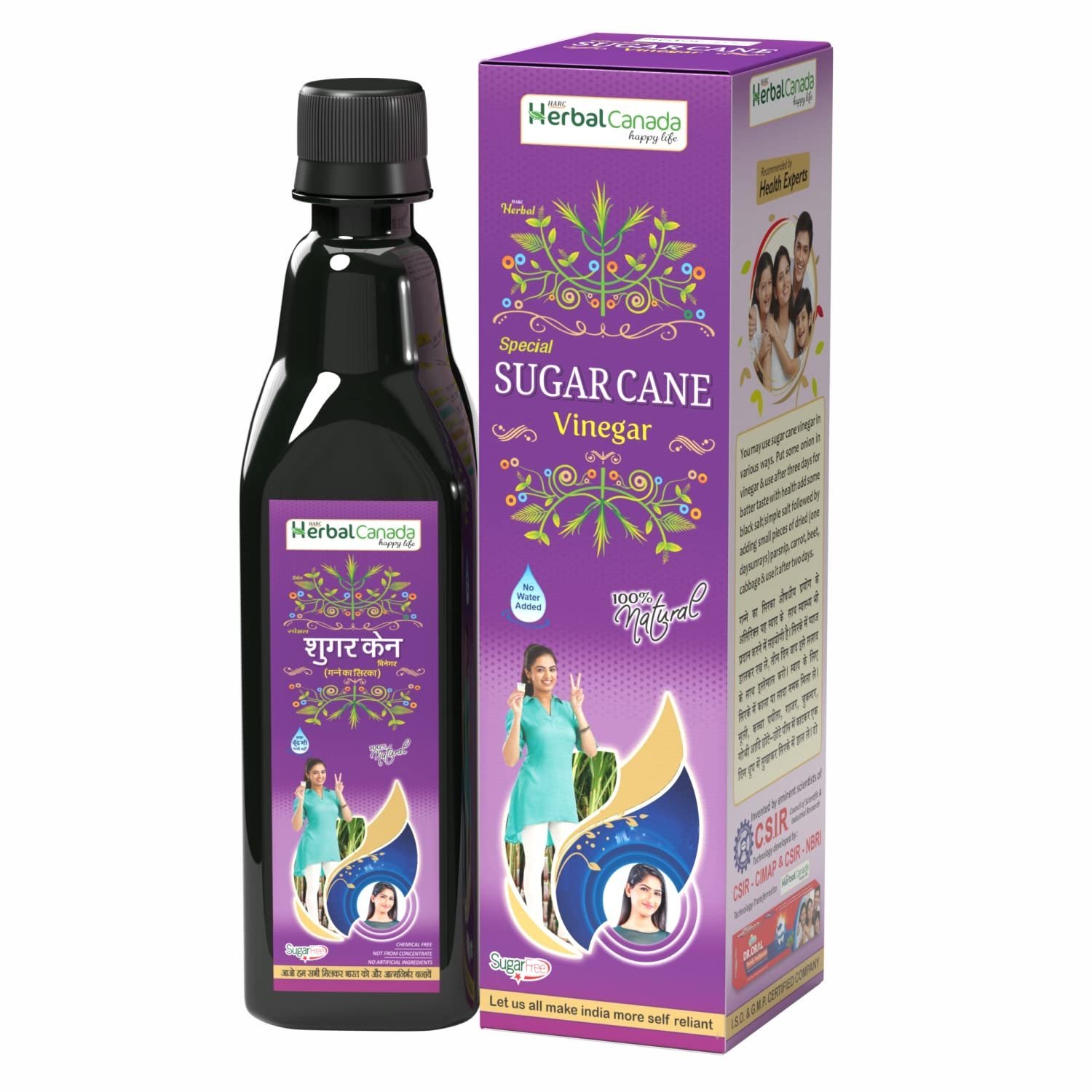 Herbal Canada Sugar Cane Vinegar, 500ML