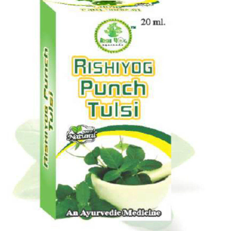 Rishi Yog Ayurveda Punch Tulsi Drop, 500ML
