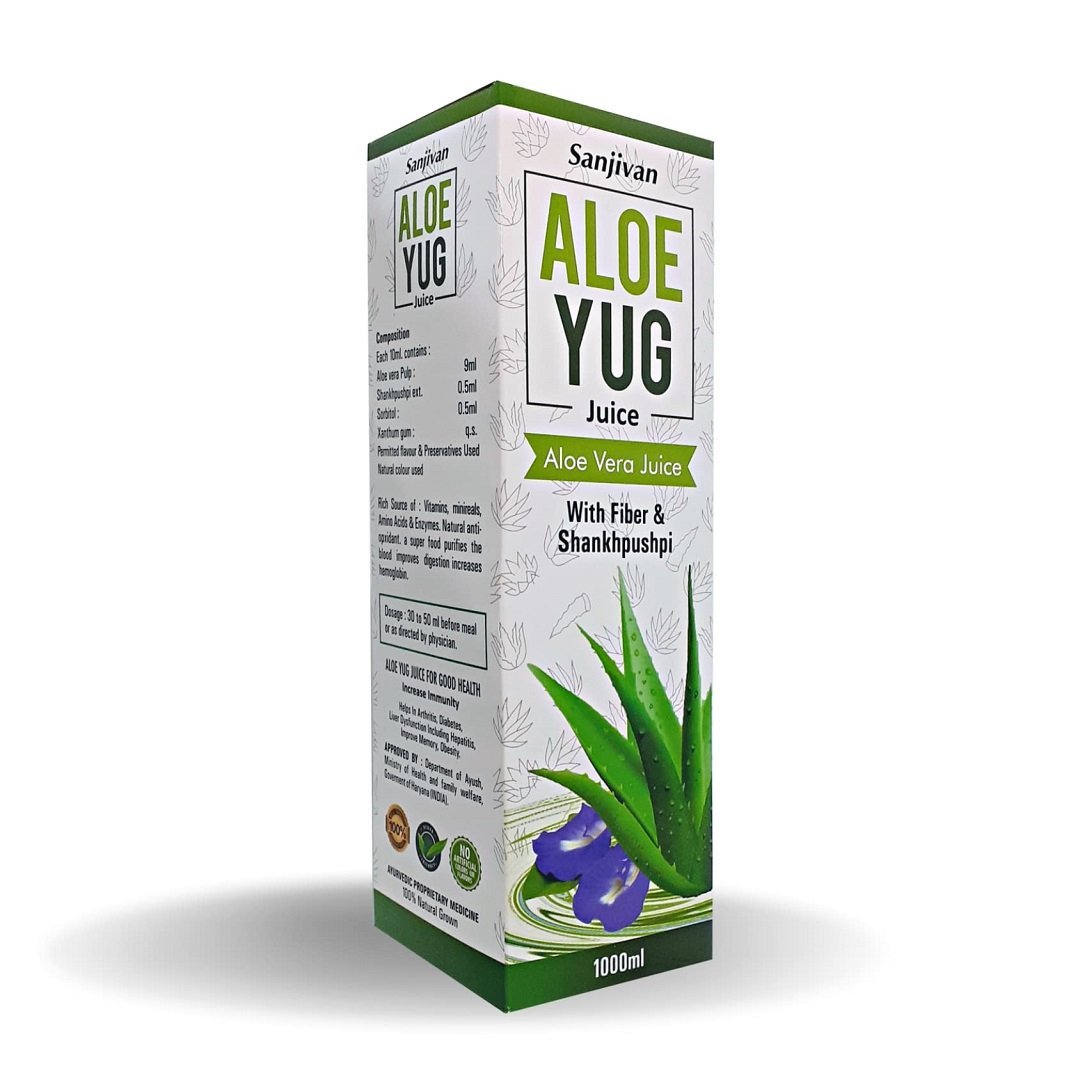 Sanjivan Aloe Yug Aloe Vera Juice, 1 Ltr (Pack Of 1)