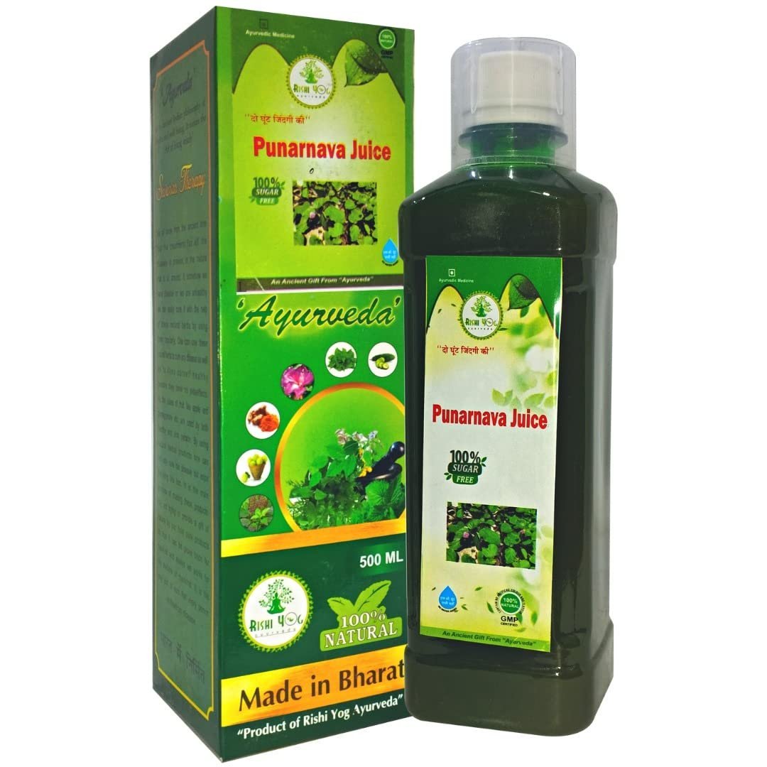 Rishi Yog Ayurveda Punarnava Juice, 500ml (Pack Of 2)