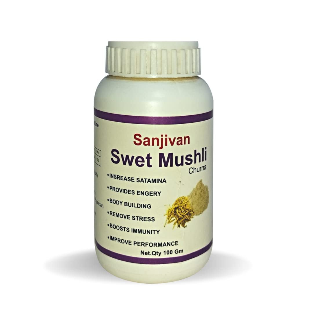 Sanjivan Swet Musli Churna – 100Gm